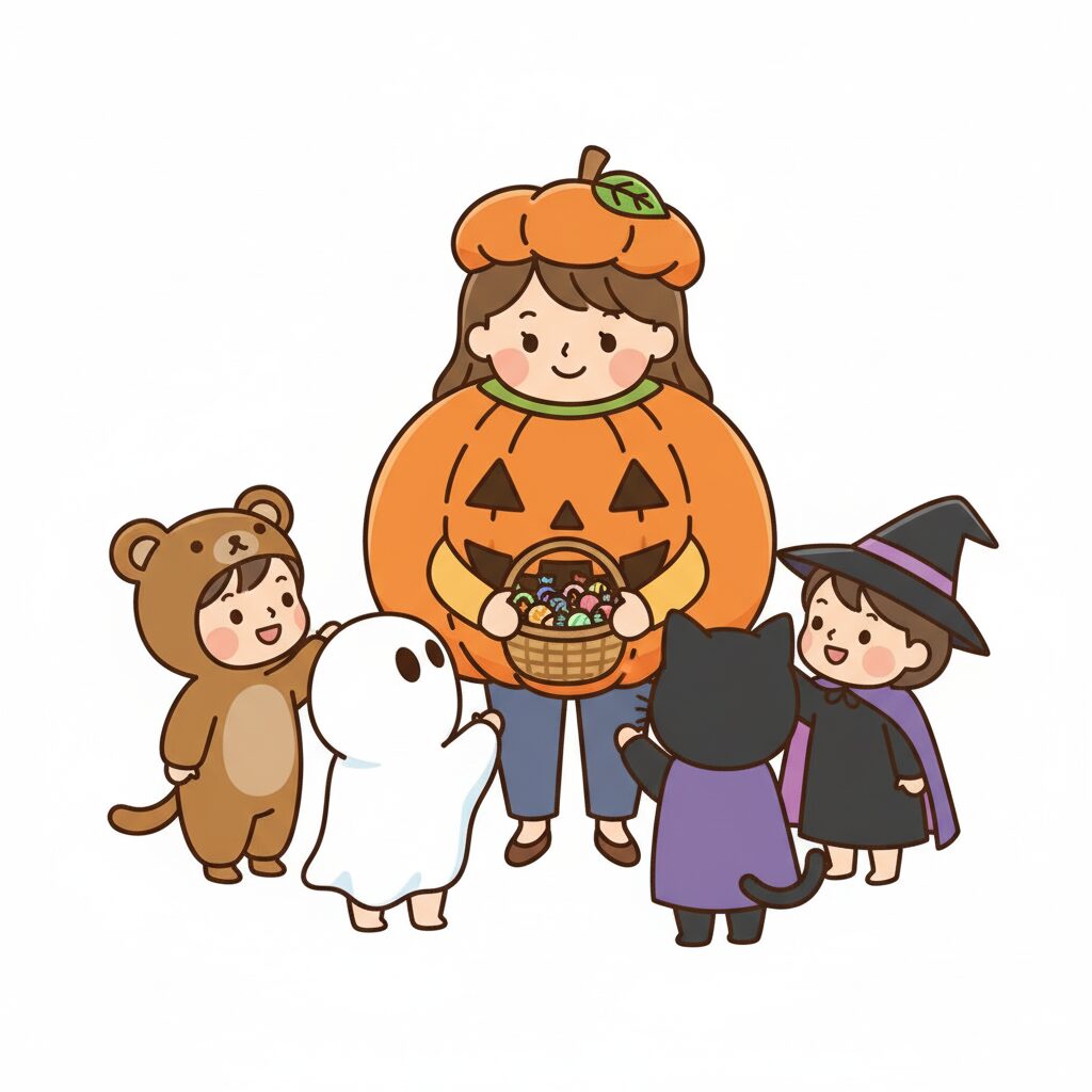 ハロウィンの仮装で可愛いコスプレ