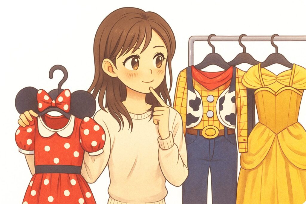 ハロウィンの仮装でキャラクター