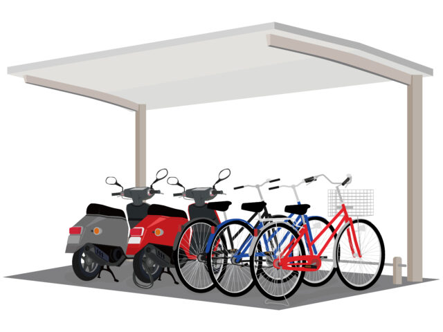 熱田神宮の駐輪場