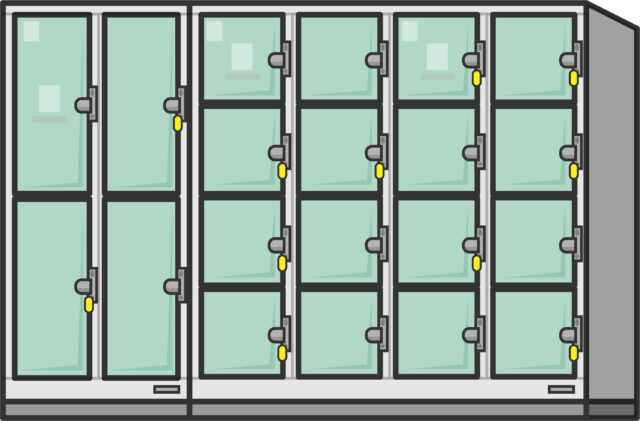 海遊館のコインロッカーの空き状況