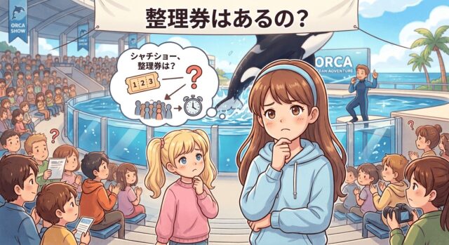 鴨川シーワールドのシャチショーの整理券