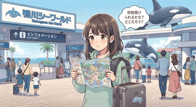 鴨川シーワールドの荷物預かり